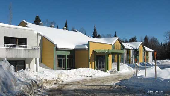 Pavillon de l'Étoile du Nord en hiver