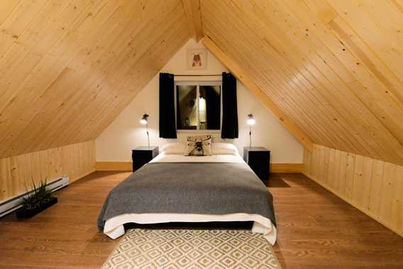 Chambre à coucher du chalet Chic Cottage