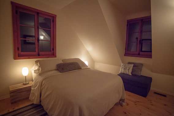 Bedroom of Chic Chalet des Chutes