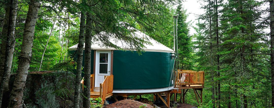 Sow Yurt in summer