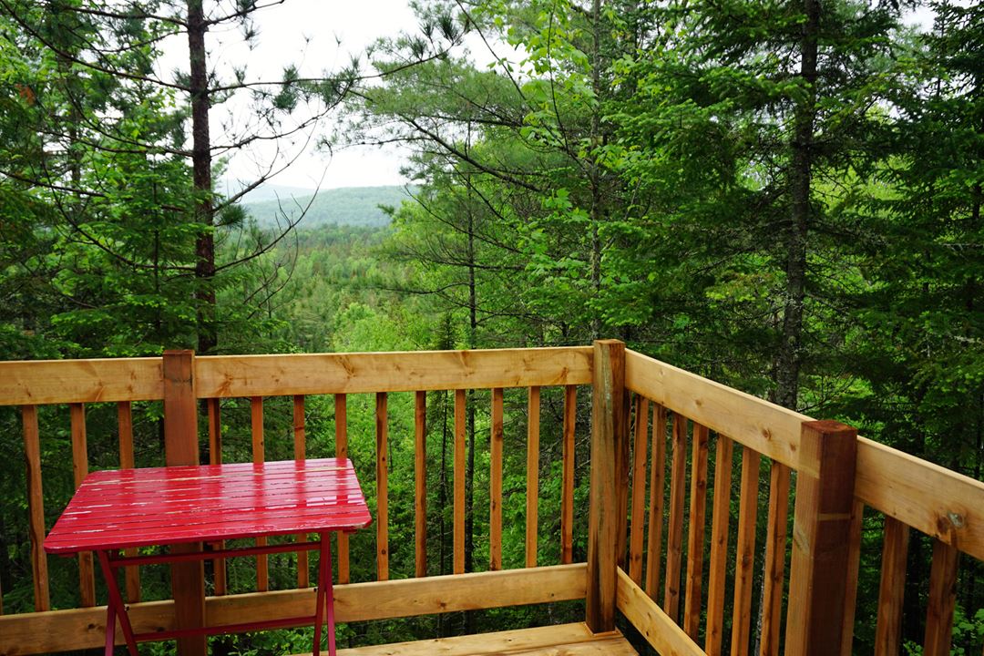 Balcon de la yourte chez Sow