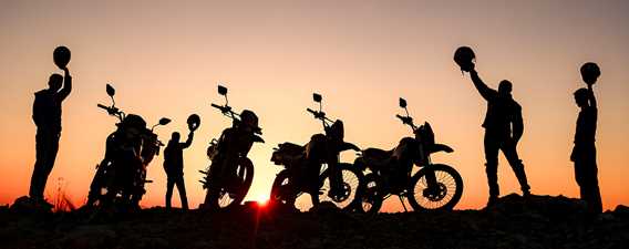 Motos le soir