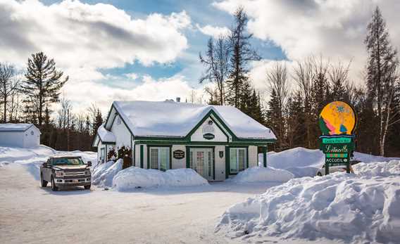 Centre plein air l'Étincelle en hiver