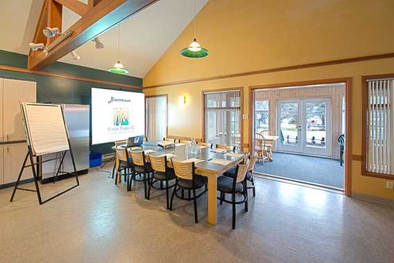 Reception room at Havre Familial