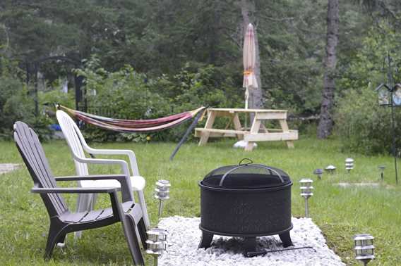 Chalet Oasis de paix cour