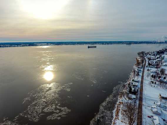 View on the St. Lawrence River