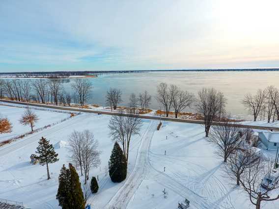 Vue sur le Fleuve Saint-Laurent