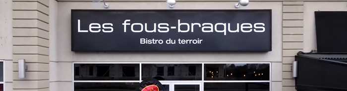 Les Fous-Braques, Restaurant bistro du terroir