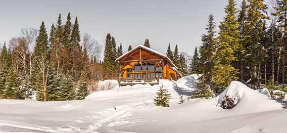 Pourvoirie Saint-Zénon en hiver