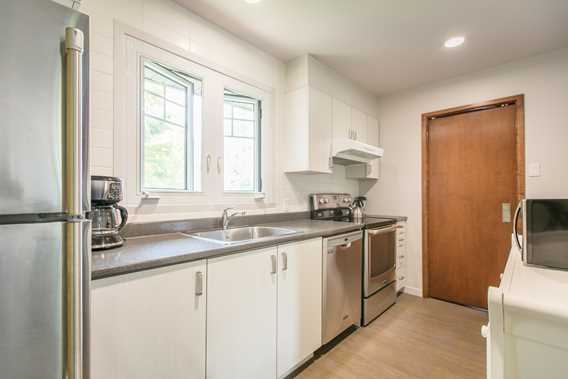 Kitchen of Chalet Quatre-Saisons