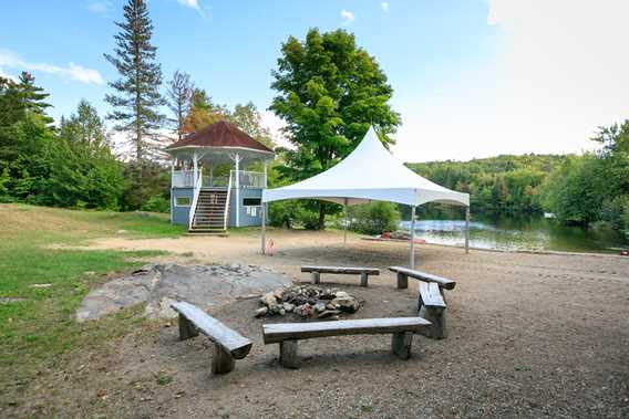 Plage de l'Auberge du Lac Priscault