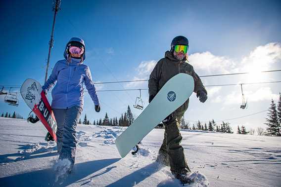 Alpine ski mountain in Saint-Donat