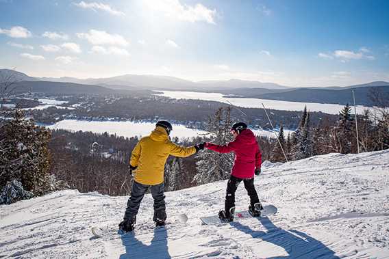 Montagne de ski Alpin à Saint-Donat