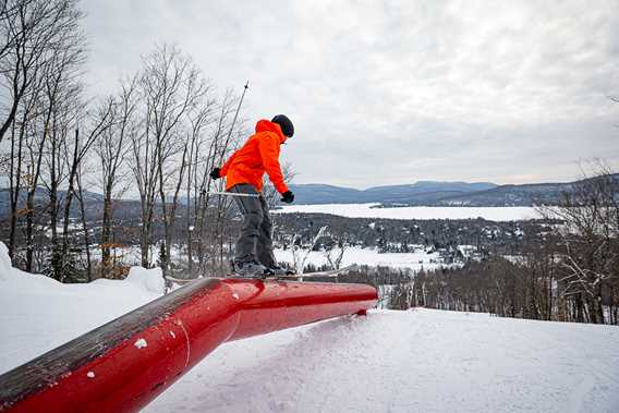 Alpine ski mountain in Saint-Donat