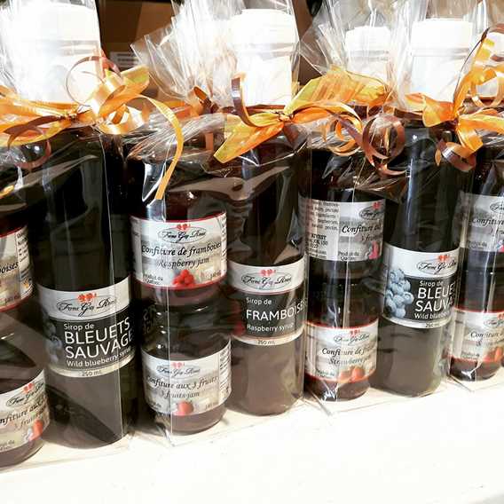 Syrup and jams from Ferme Guy Rivest