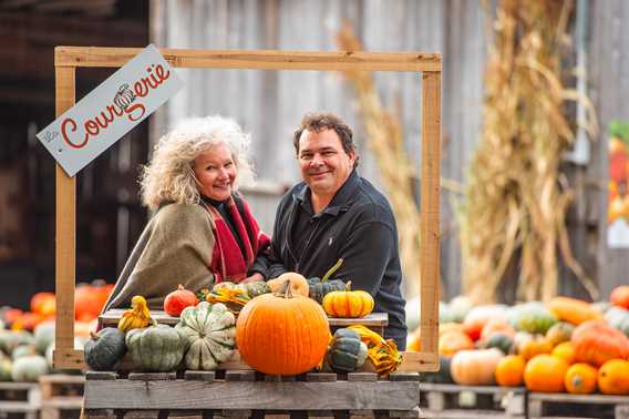 Pascale Coutu et Pierre Tremblay, les propriétaires de La Courgerie