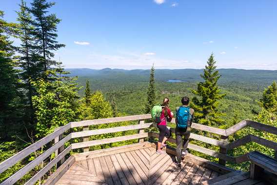 Belvedere in Parc national du Mont-Tremblant