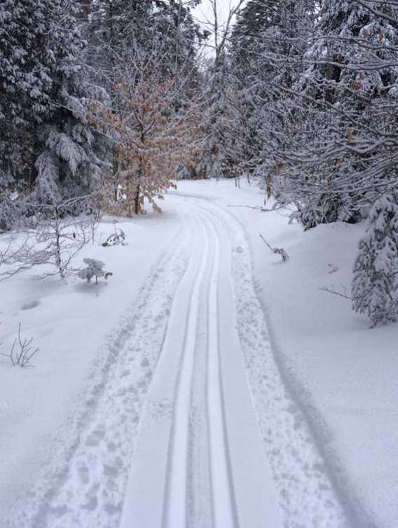 Sentiers de ski de fond tracés Saint-Félix-de-Valois