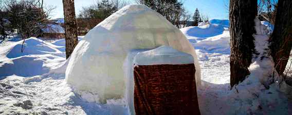 Igloo at Centre de santé Le Rituel