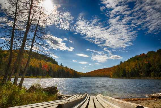 Les Sentiers du Lac en Coeur in fall