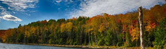 Les Sentiers du Lac en Coeur in fall