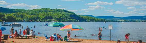 PUBLIC BEACH OF SAINT-GABRIEL