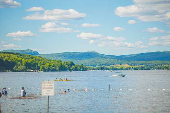 PUBLIC BEACH OF SAINT-GABRIEL