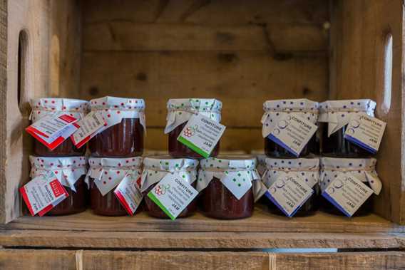 Jams from Qui sème récolte! / Cuisine Poirier