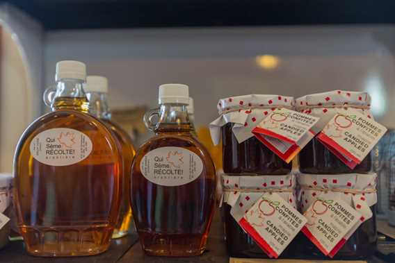Maple syrup and candied apples Qui sème récolte! / Cuisine Poirier