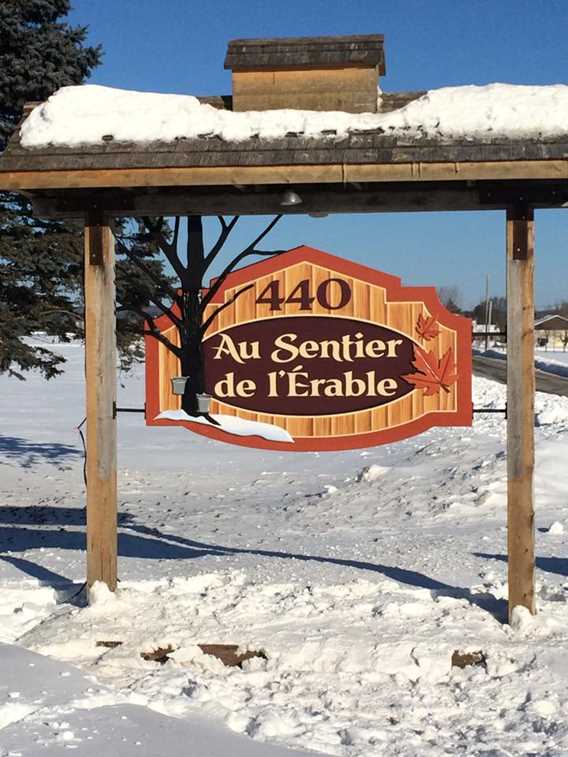 Au sentier de l'érable