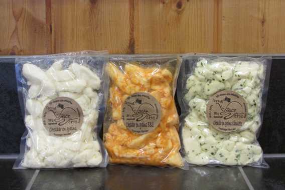 Cheese curds of Ferme Vallée Verte