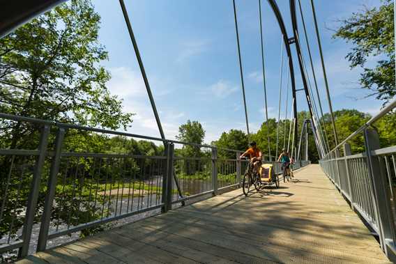 Bike trail of the MRC de Joliette