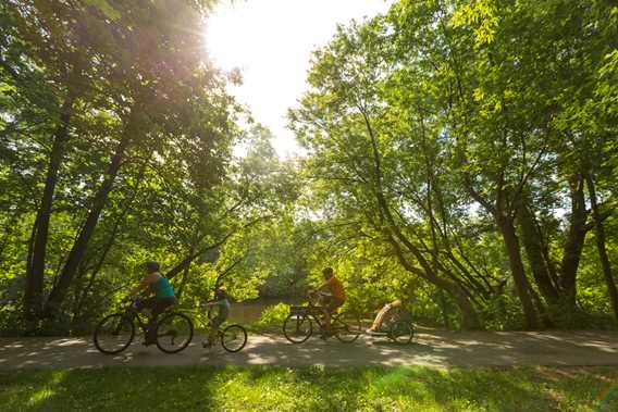 Bike trail of the MRC de Joliette