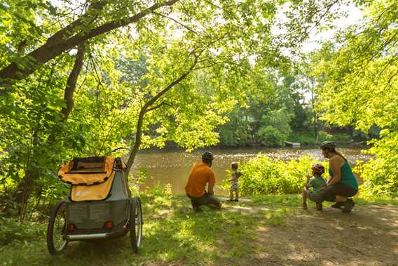 Bike trail of the MRC de Joliette