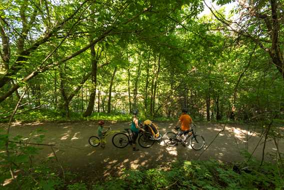 Bike trail of the MRC de Joliette