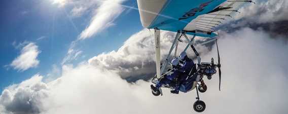 Touch the clouds in ultra-light at Recreational flying center ULM Québec
