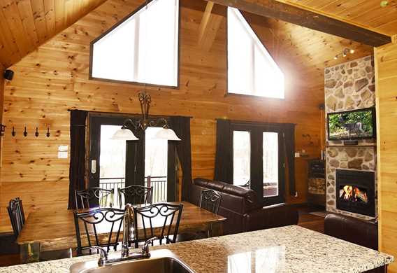 Charm of a wooden chalet