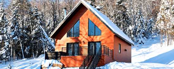 Chalets Évasion en hiver