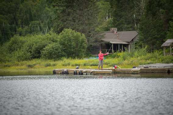 Fishing at Pourvoirie Mastigouche