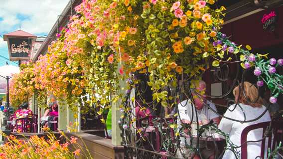 Terrasse du restaurant La Lanterne