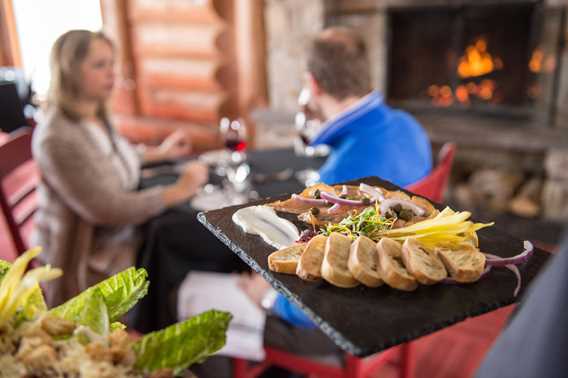 Auberge du Lac Taureau, restauration
