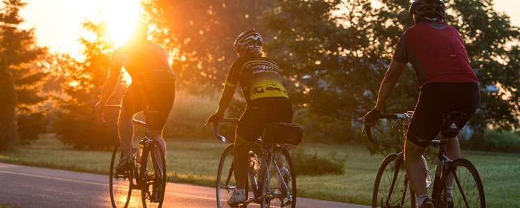 Cycling on the Chemin du Roy