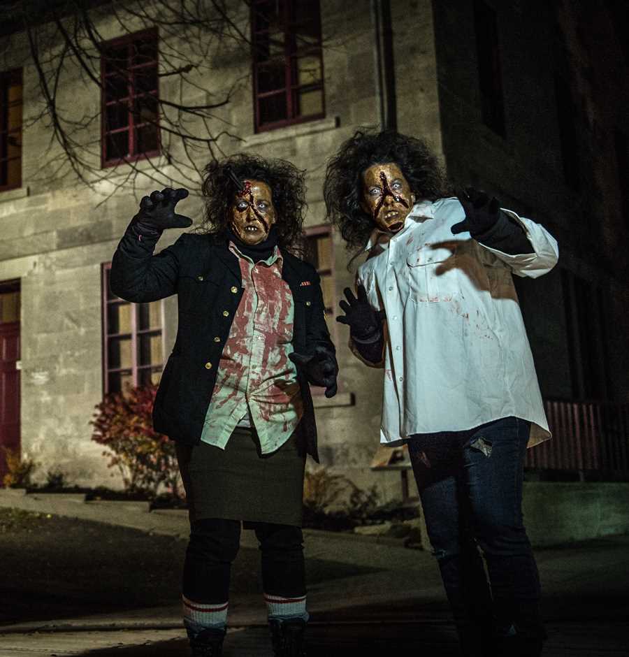 Celebrating halloween at l'Île-des-Moulins