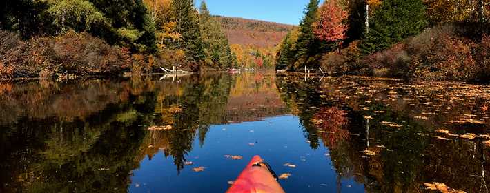 Kayak à Saint-Donat