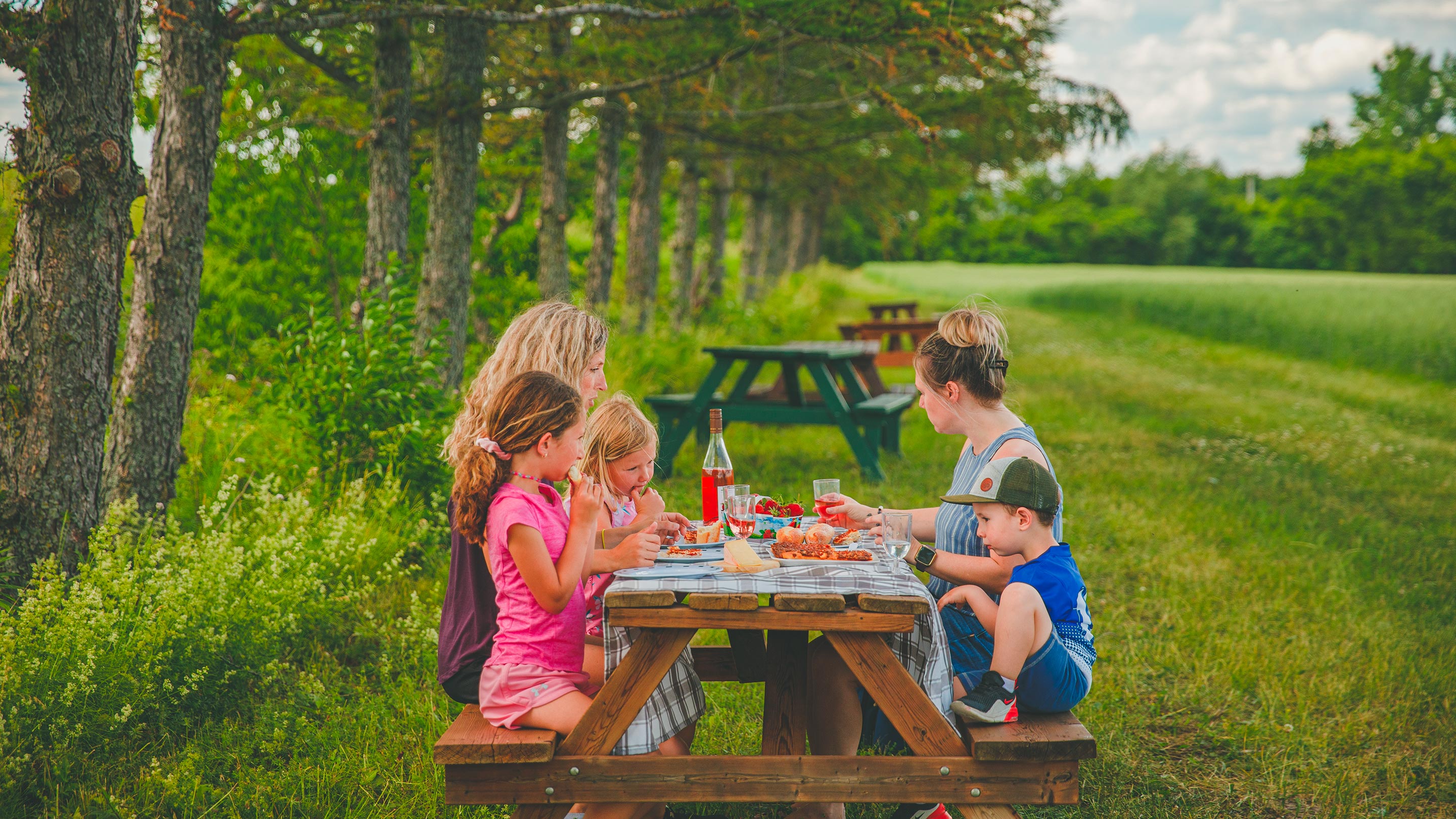 Picnic at Ferme Cormier