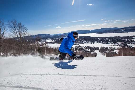 Ski sur Mont-Garceau à Saint-Donat