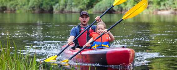 Faire du kayak à Saint-Côme