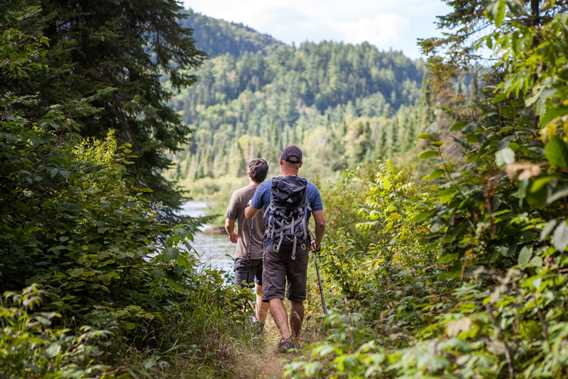 National trail at Saint-Côme