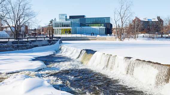 Musée d'art de Joliette en hiver