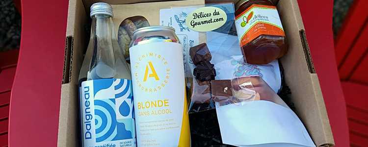 Boîte de produits gourmands Goûtez Lanaudière!